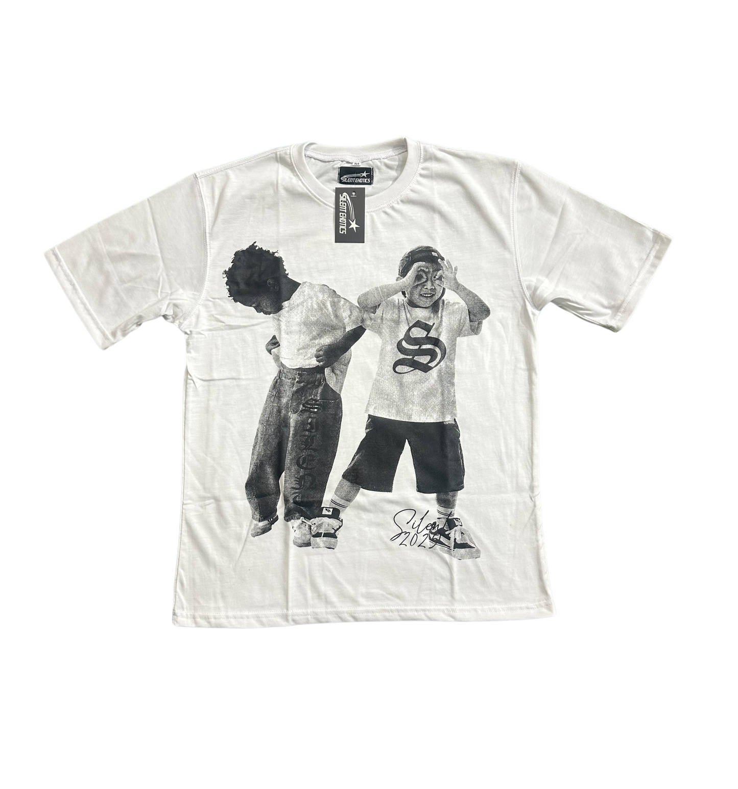SILENT KIDS TEE WHITE