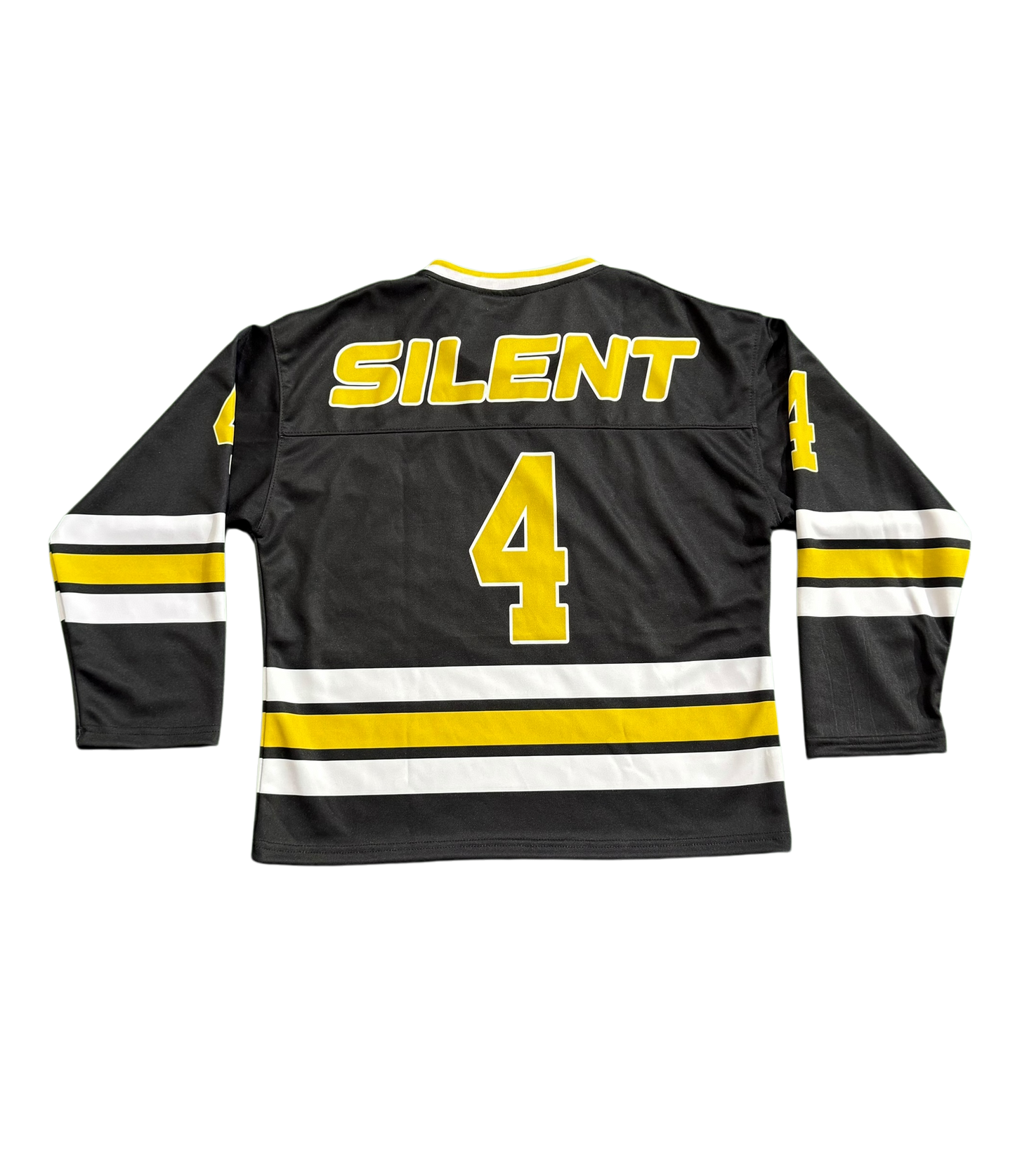 BLACK SILENT HOCKEY JERSEY