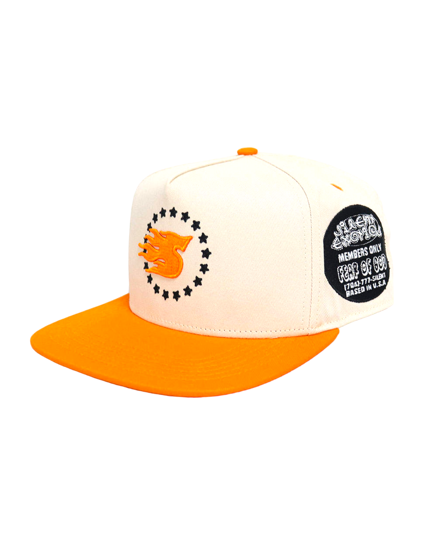ORANGE SNAPBACK