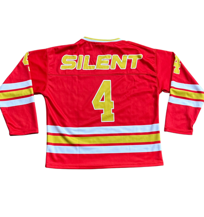 RED SILENT HOCKEY JERSEY
