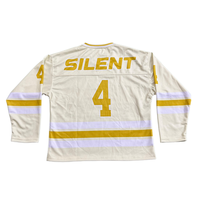 CREAM SILENT HOCKEY JERSEY