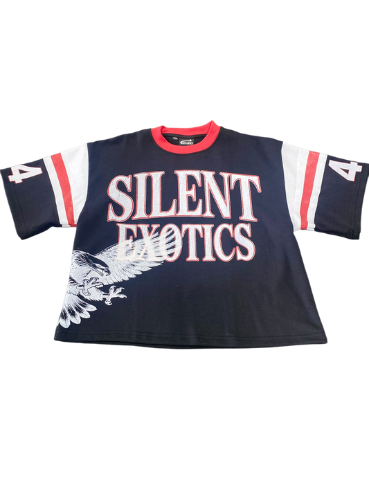 SILENT JERSY TEE BLACK
