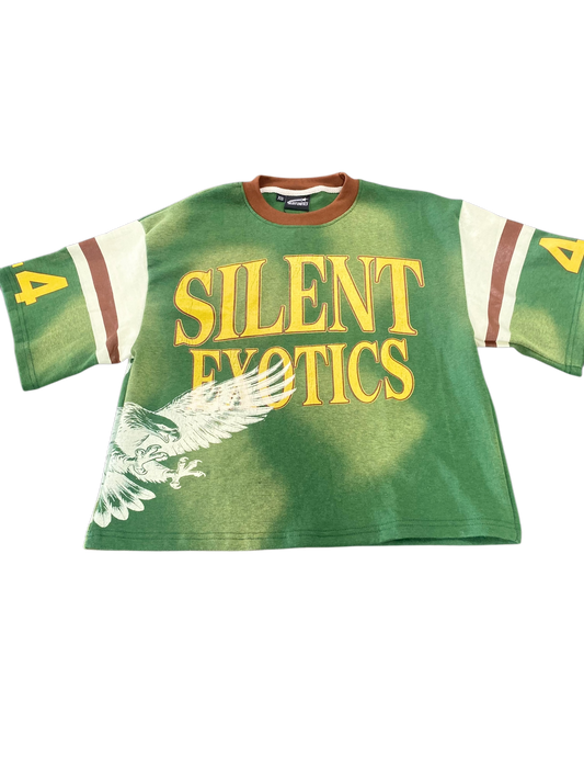 SILENT JERSEY TEE GREEN