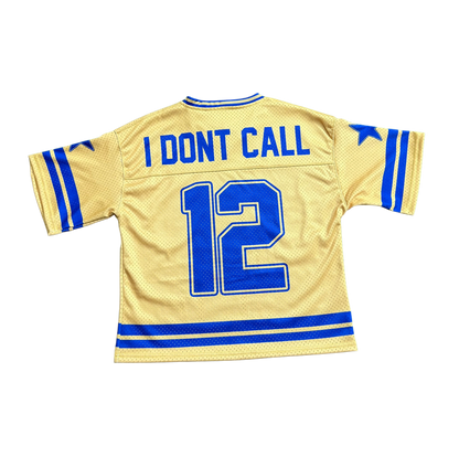 GOLD SILENT FOOTBALL JERSEY