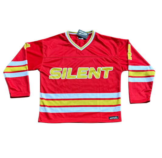 RED SILENT HOCKEY JERSEY