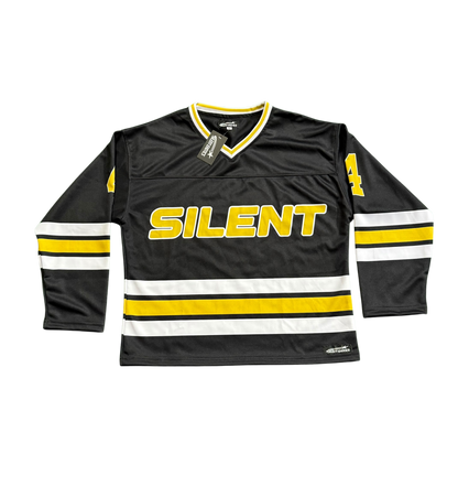BLACK SILENT HOCKEY JERSEY