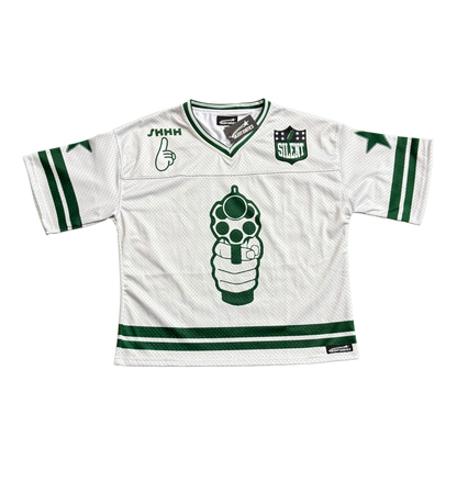 GREEN SILENT FOOTBALL JERSEY