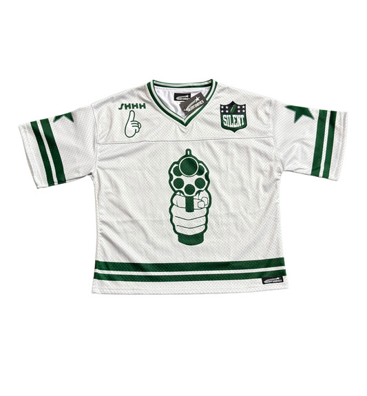 GREEN SILENT FOOTBALL JERSEY