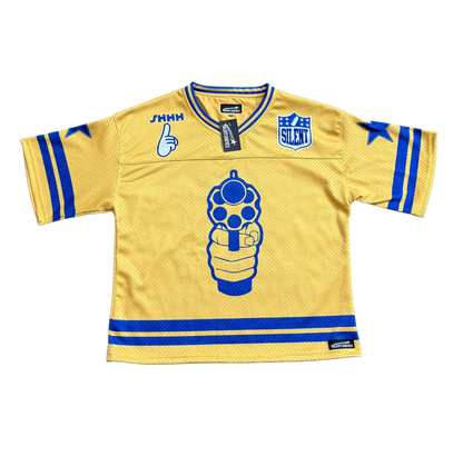 GOLD SILENT FOOTBALL JERSEY