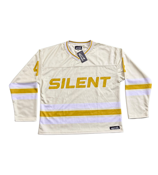 CREAM SILENT HOCKEY JERSEY