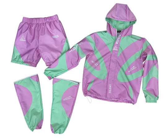 SILENT GREEN ZIP WINDBREAKER